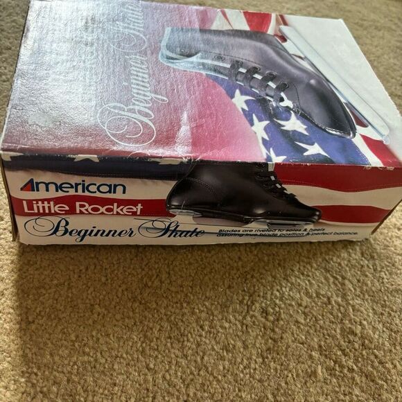 American Little Rocket Black Size Boys 13 Beginner Ice Skates - Picture 10 of 12